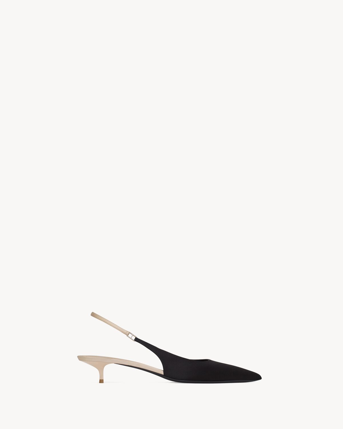 CHERISH slingbacks en crêpe satin