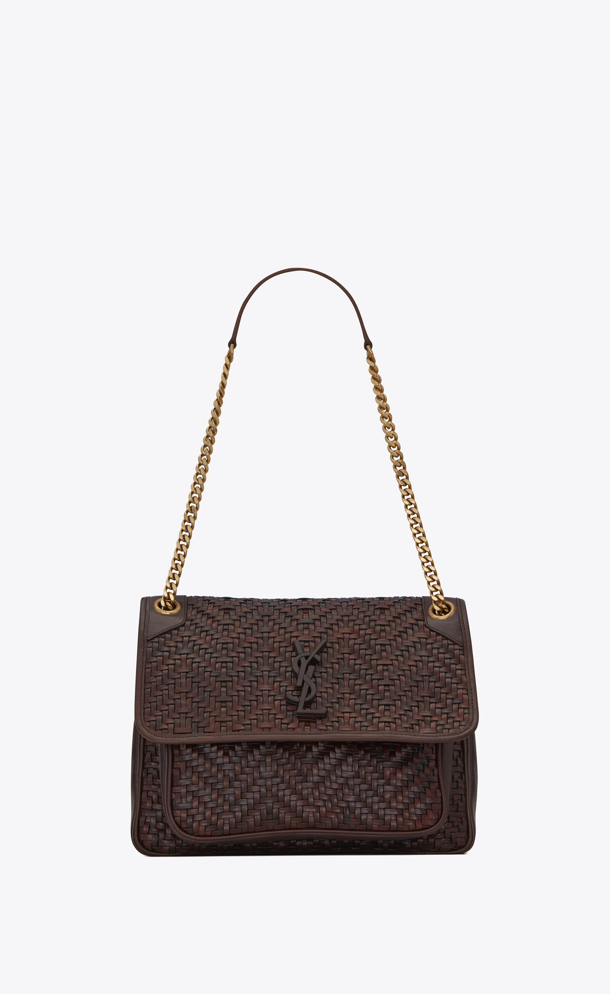 Niki雾面编织皮革中号手袋包 Saint Laurent 新加坡 Ysl Com Niki雾面编织皮革中号手袋包 Saint Laurent 新加坡 Ysl Com