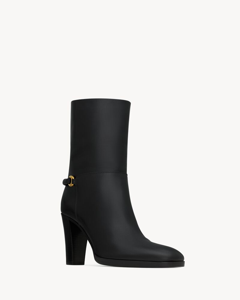 SULPICE booties in smooth leather
