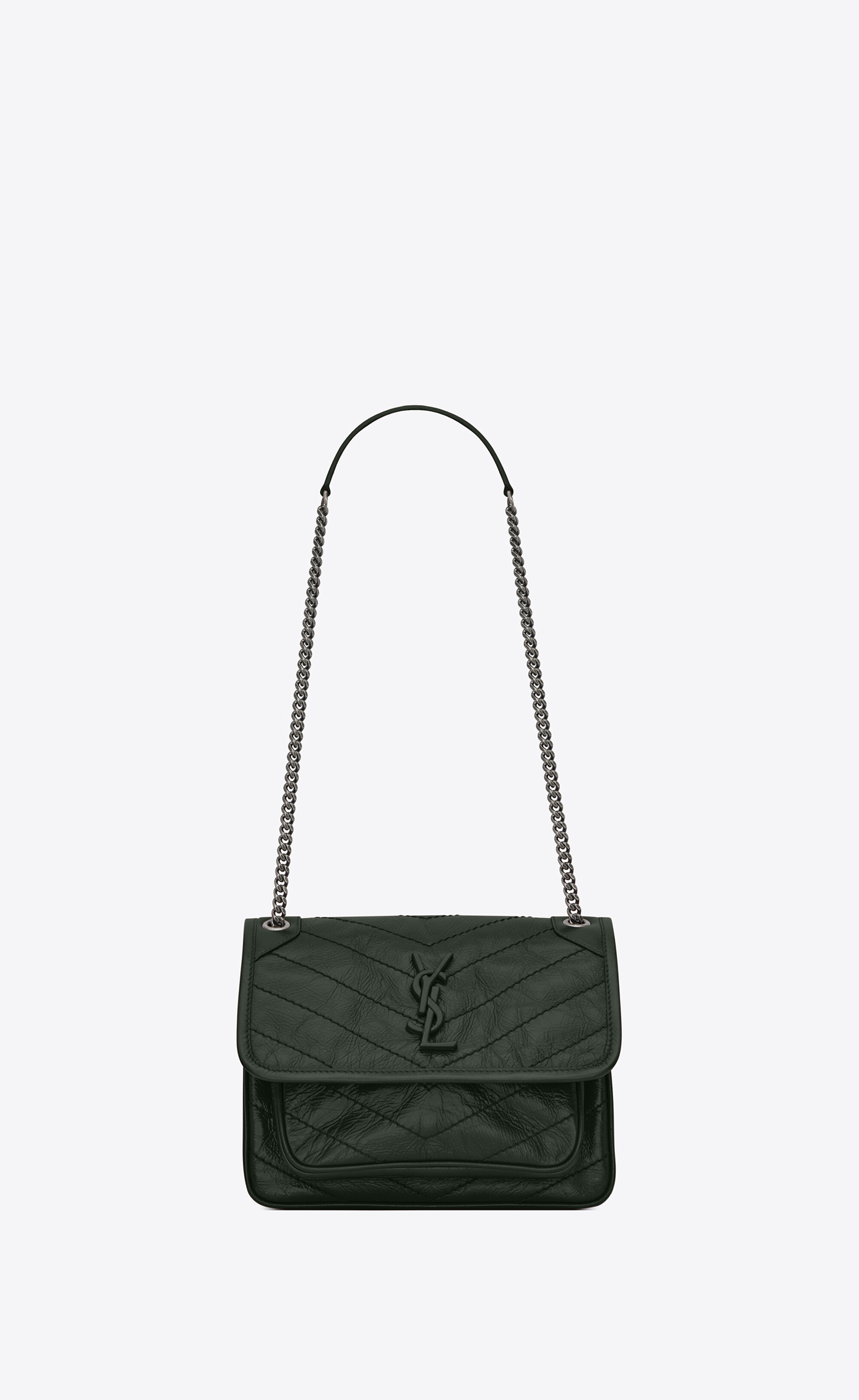 Yves Saint Laurent Mini Caby Calfskin Leather Shoulder Bag