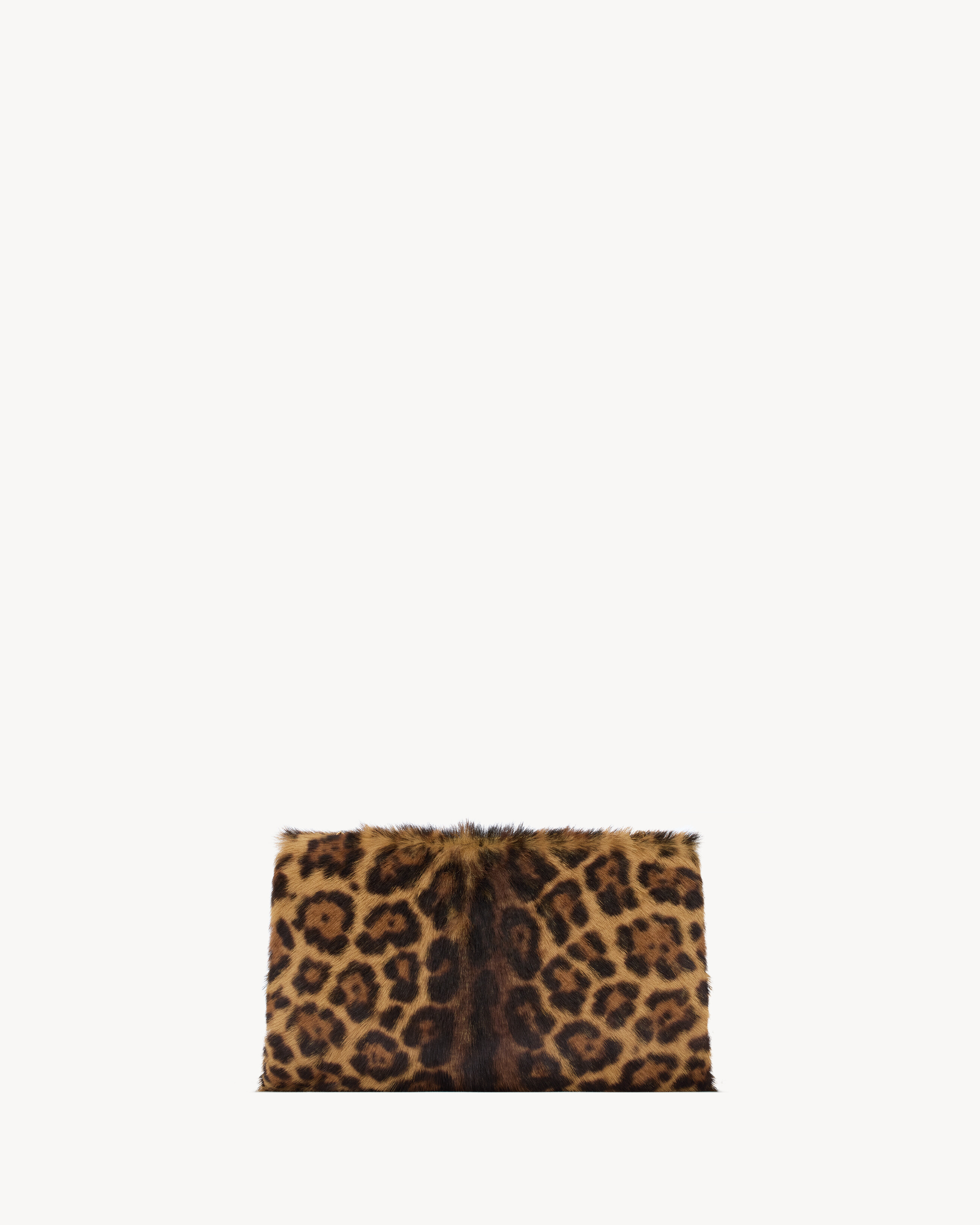 SAINT LAURENT CLUTCH large in pony hair leather
