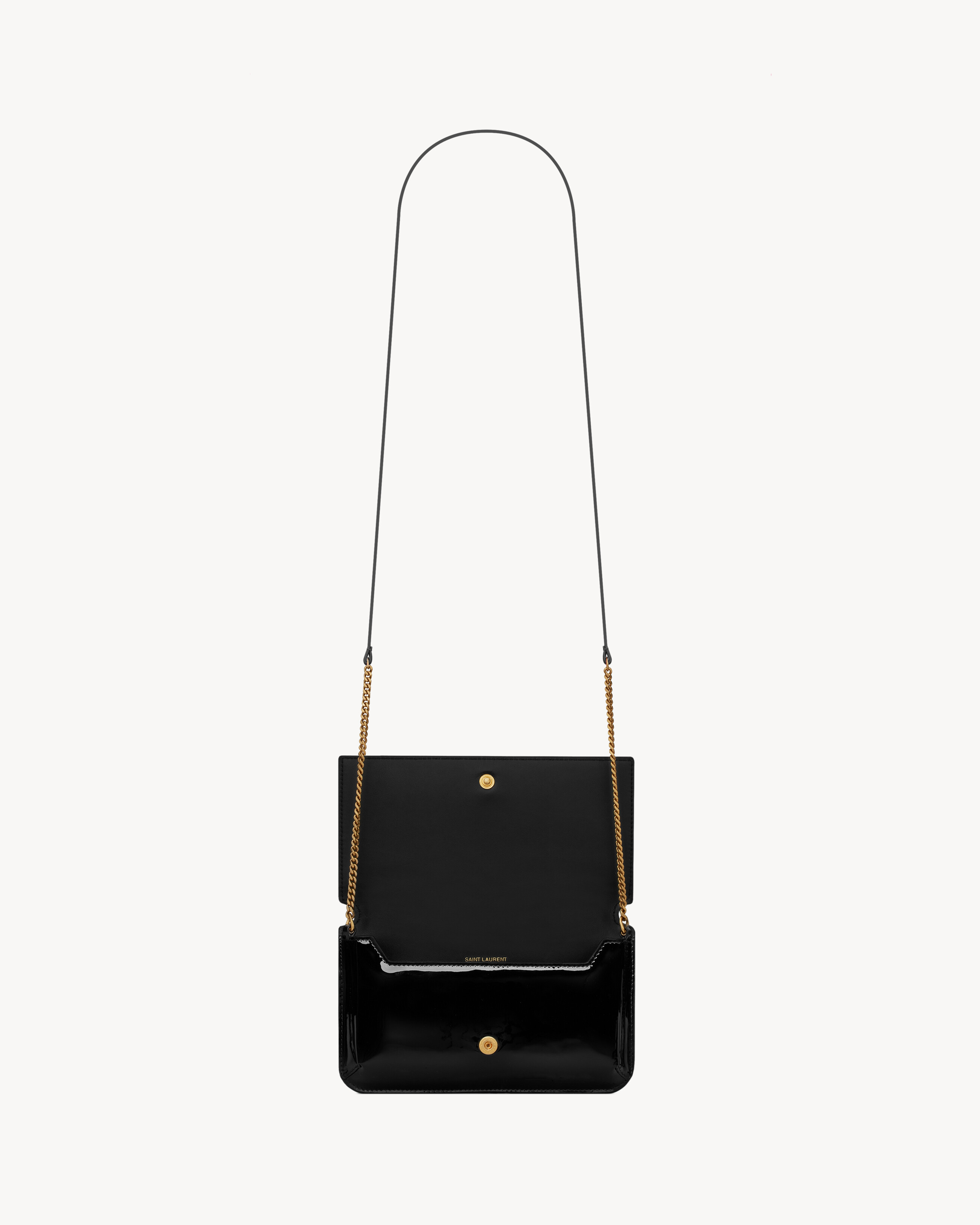 CASSANDRE phone holder IN PATENT LEATHER | Saint Laurent | YSL.com