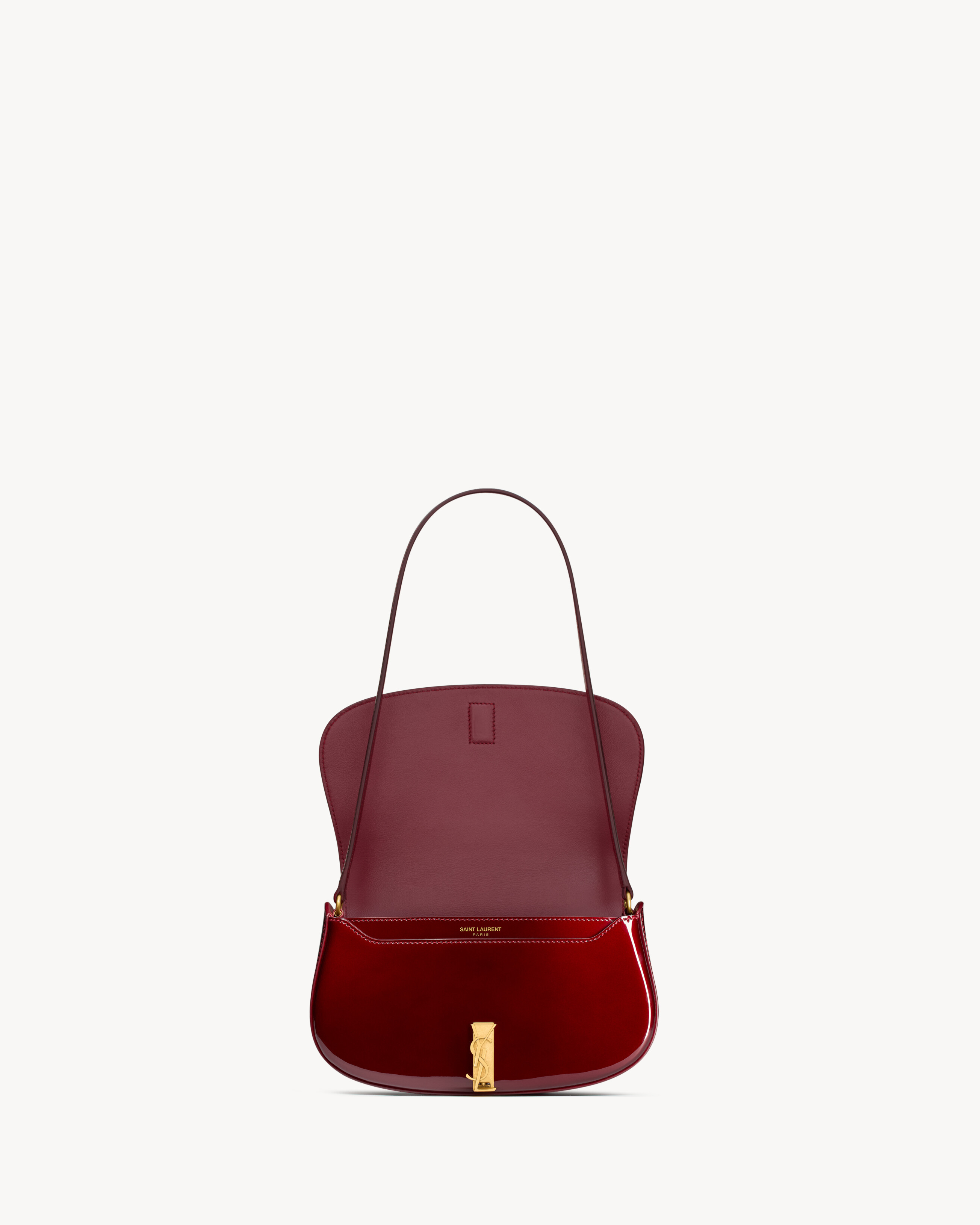 Borsa Voltaire mini in pelle verniciata