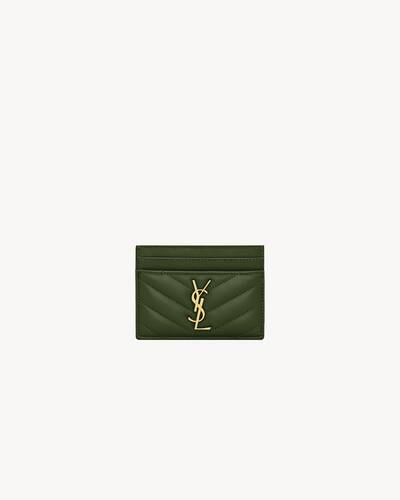 ◆SAINT LAURENT◆ カサンドラ カードケース（ラムスキン） カサンドラ マトラッセ フラグメント ジップカードケース