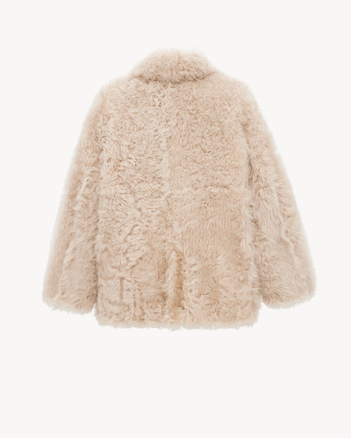 coat in shearling 