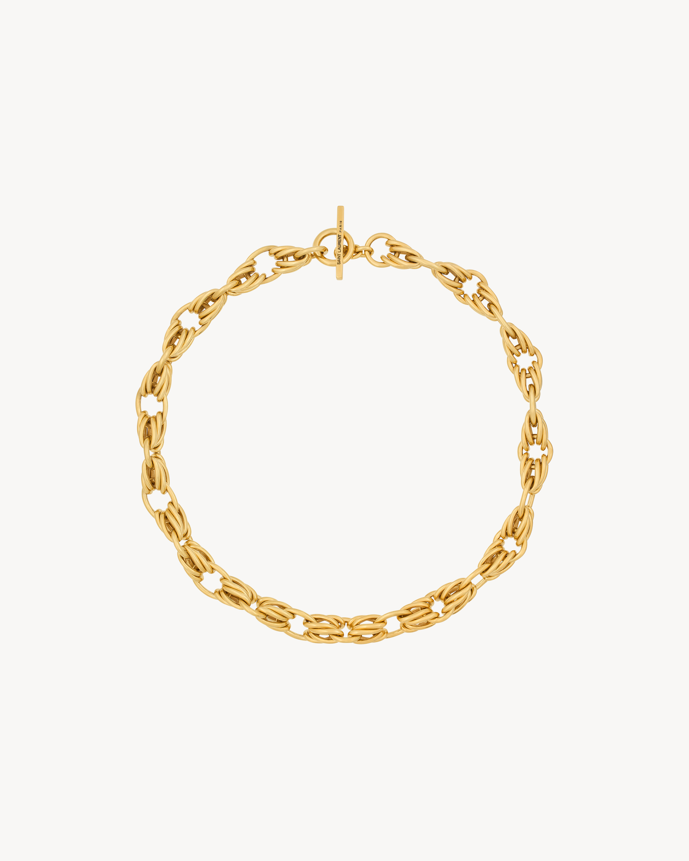 rope chain necklace in metal