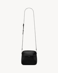 SAINT LAURENT PARIS mini camera bag in brushed leather