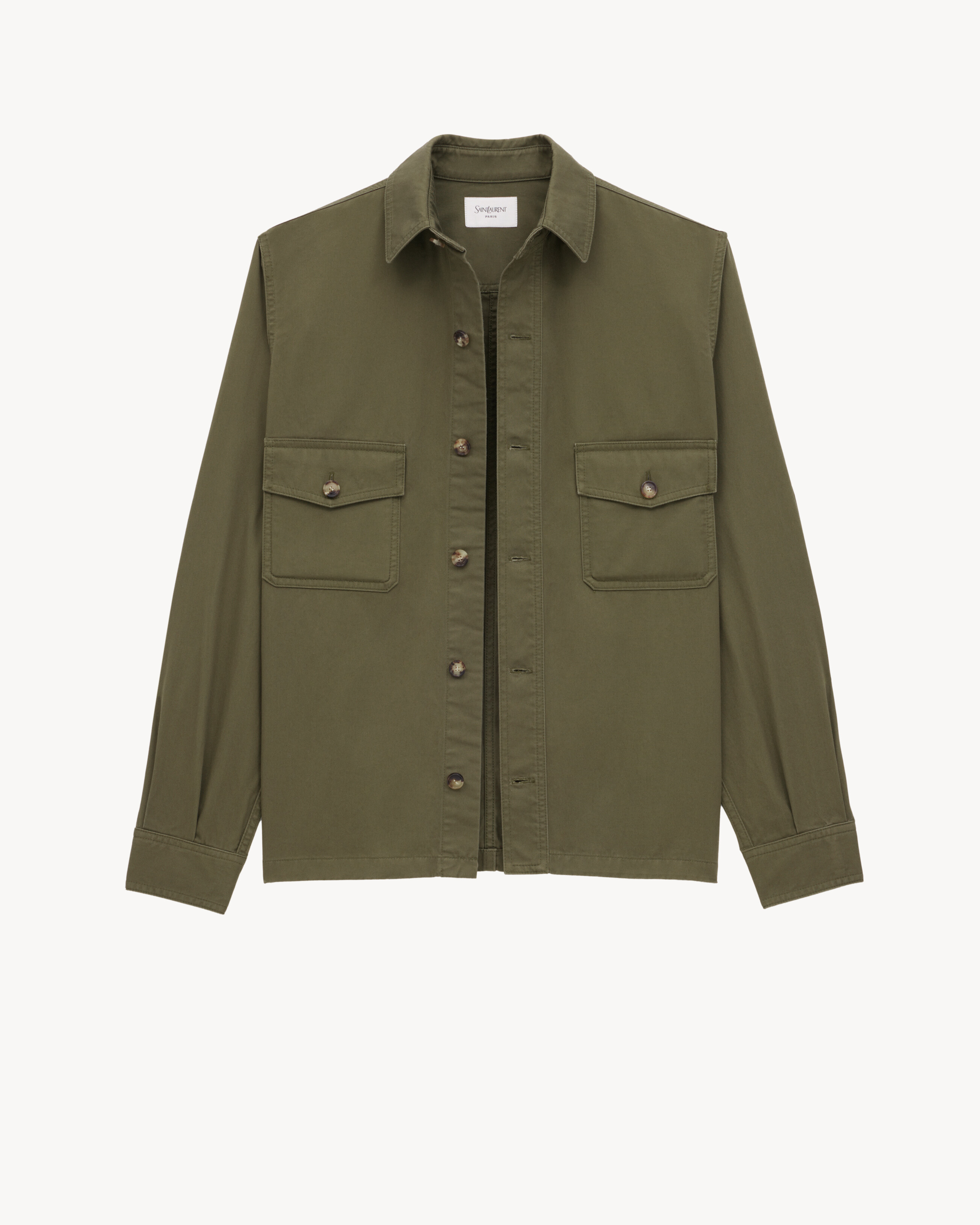 Overshirt aus Baumwolltwill