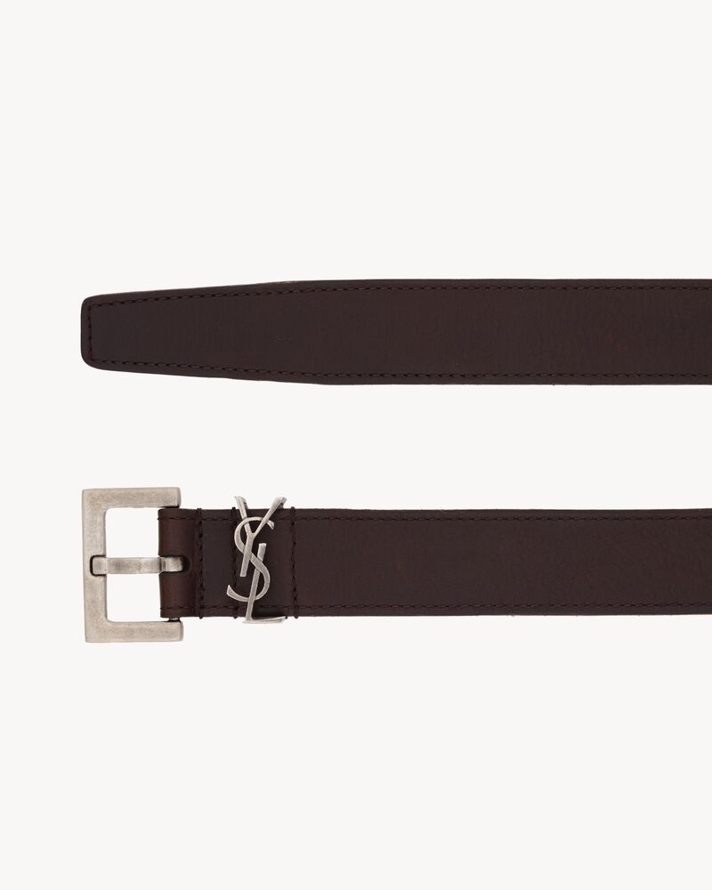 CASSANDRE belt in vegetable-tanned leather