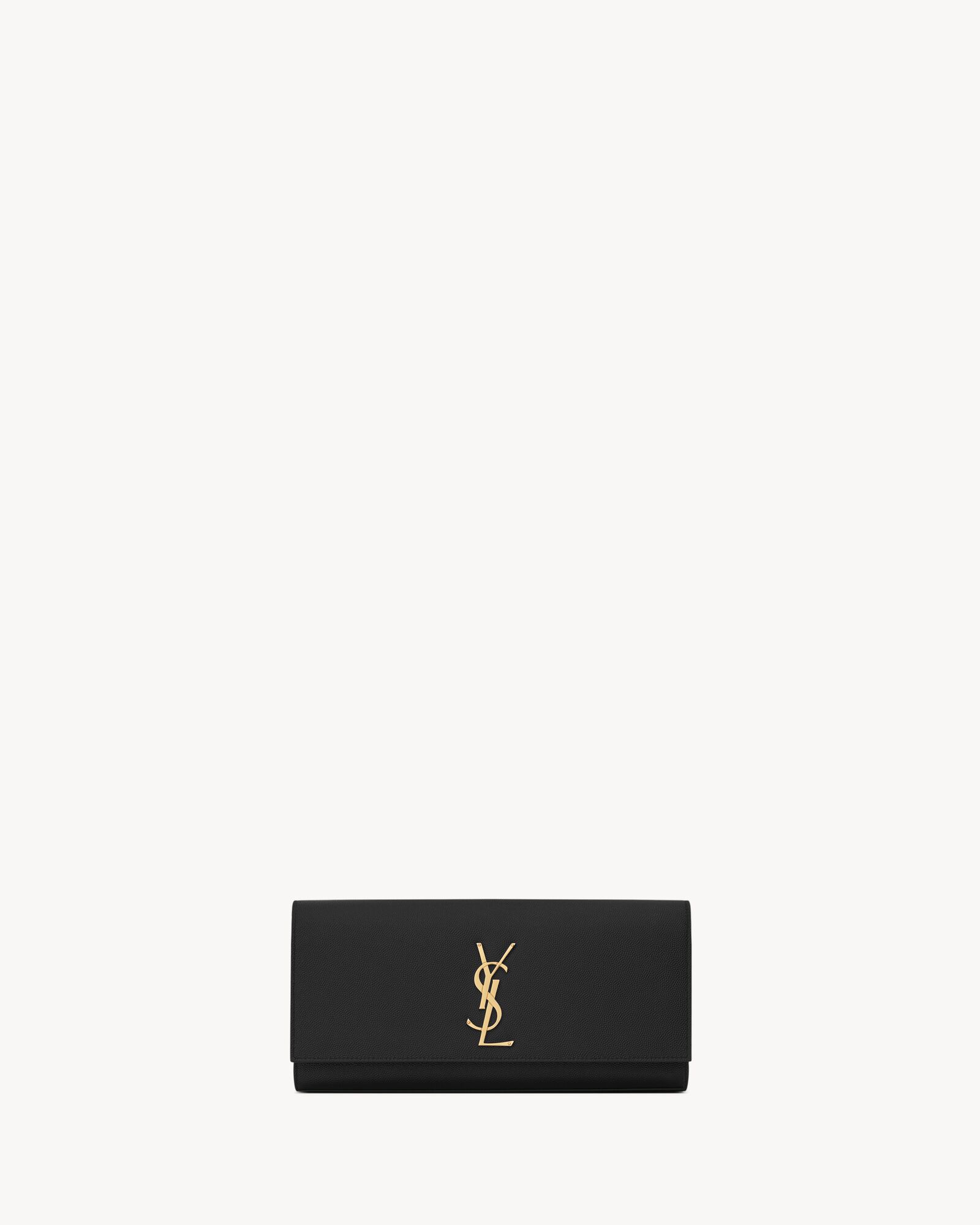 KATE CLUTCH IN GRAIN DE POUDRE EMBOSSED LEATHER Saint Laurent YSL