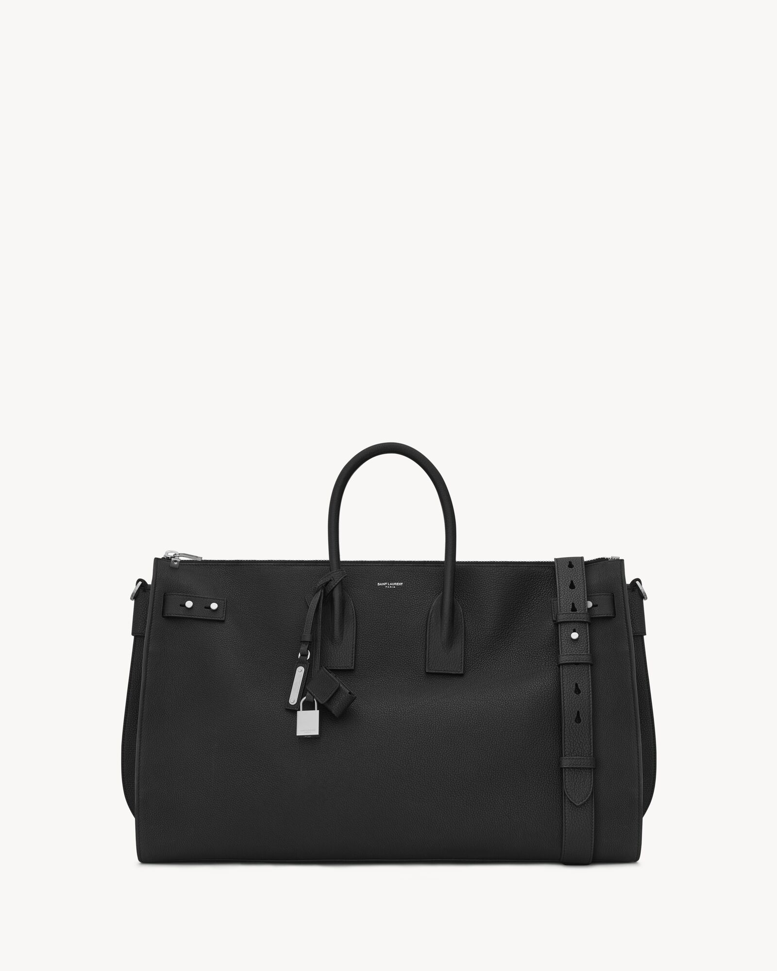 sac de jour 48h duffle bag in grained leather | Saint Laurent | YSL US
