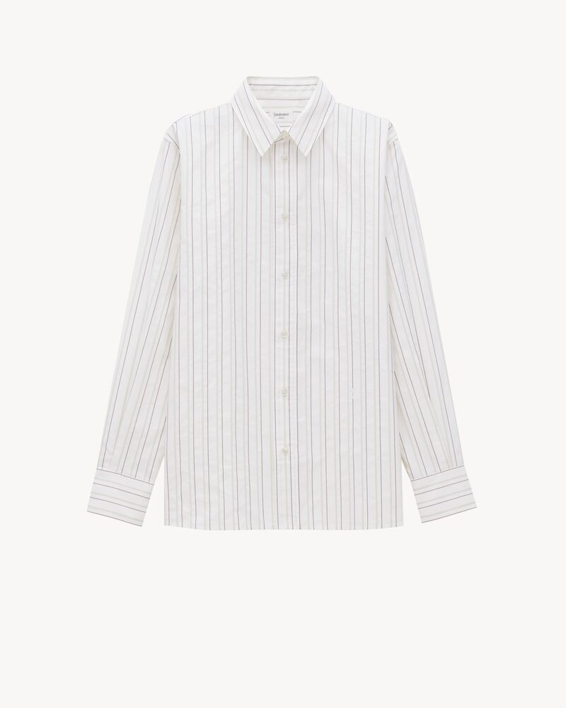 CASSANDRE shirt in striped cotton