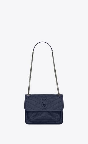 baby niki tasche aus geknittertem vintage-leder
