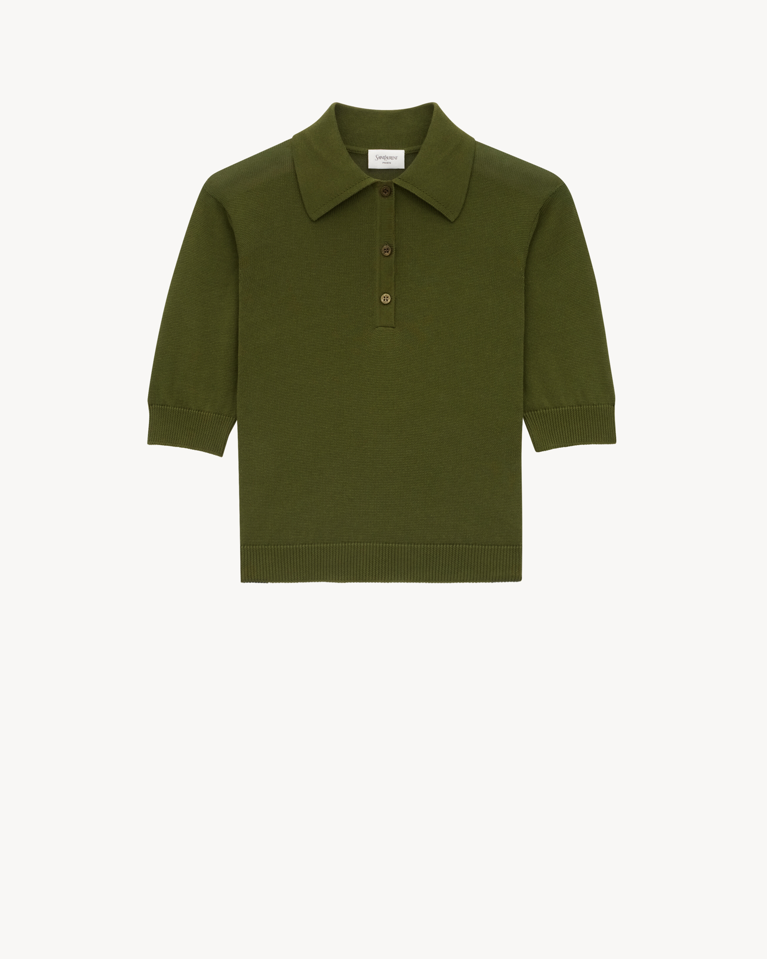 Polo in maglia di cotone