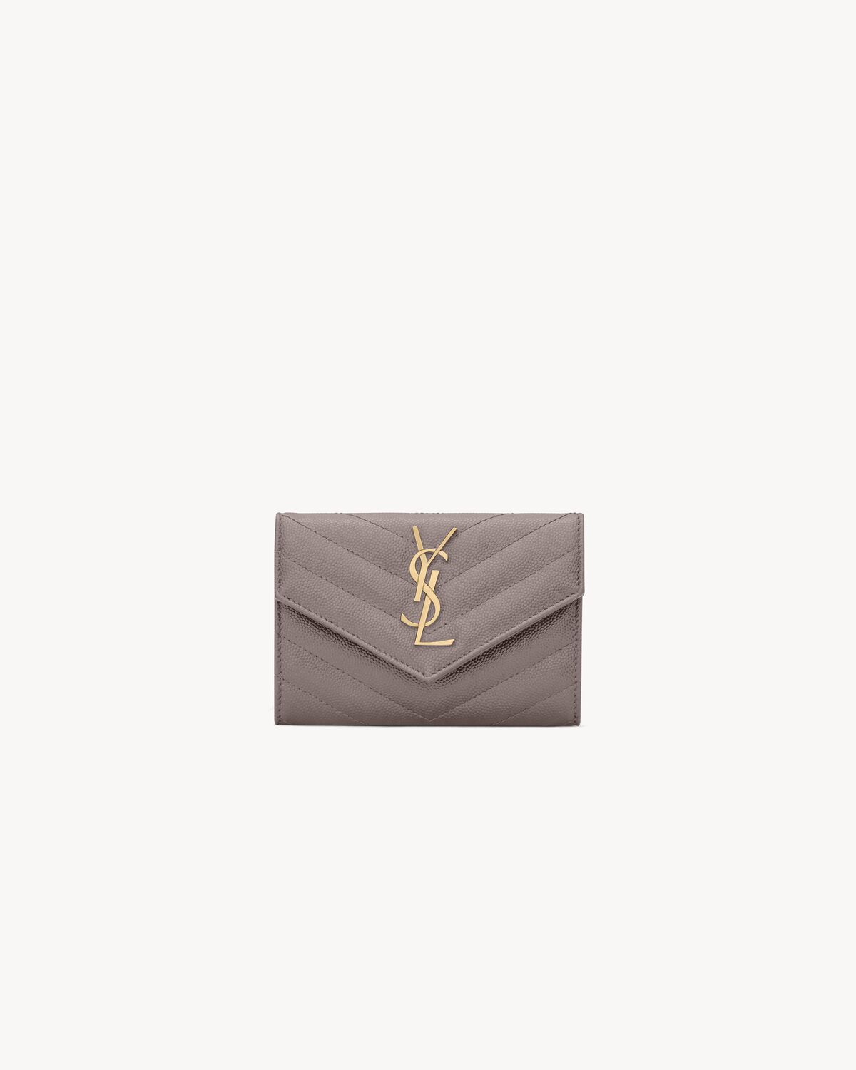 CASSANDRE MATELASSÉ small envelope wallet in grain de poudre leather