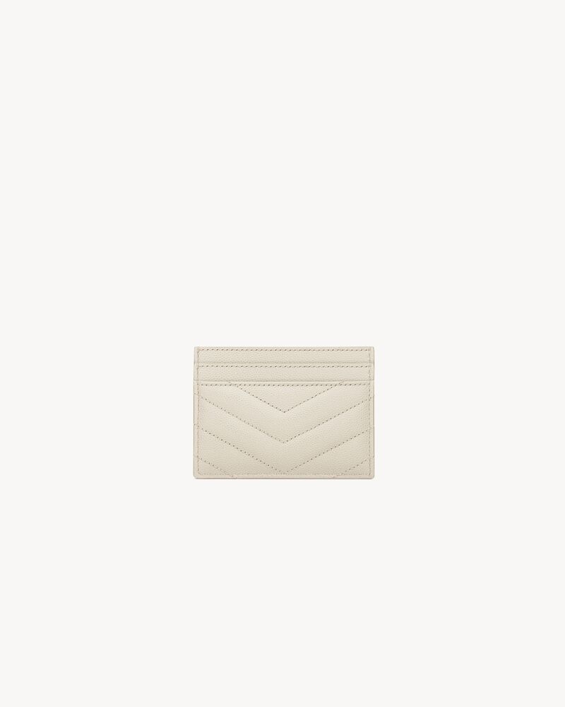 CASSANDRE MATELASSÉ card case in grain de poudre leather