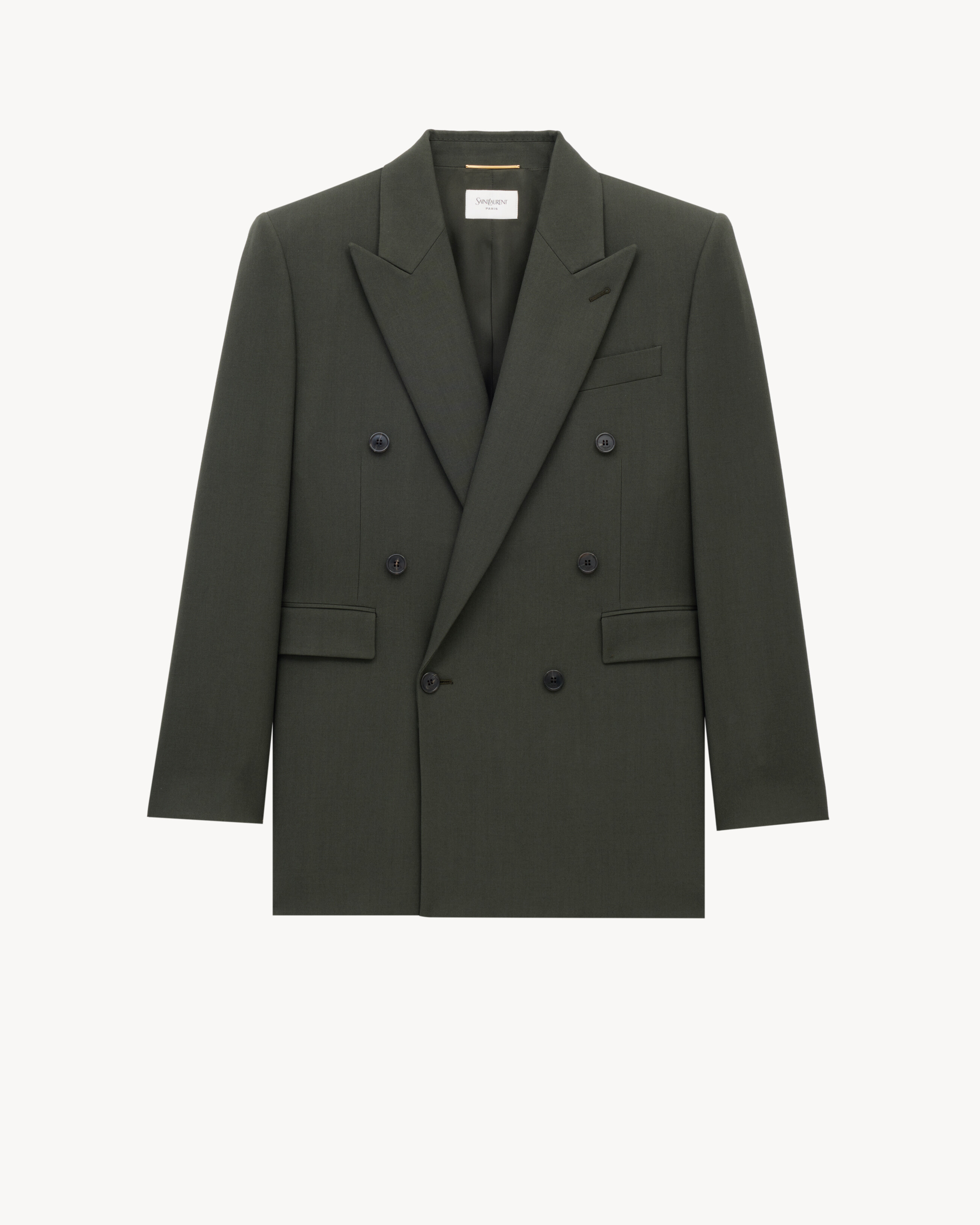 jacket in wool gabardine