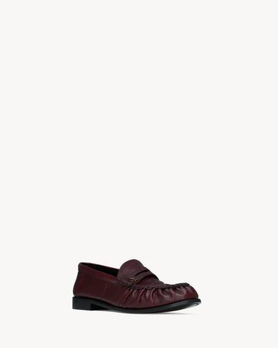 YSL 26S LOAFER IN BLACK CALFSKIN