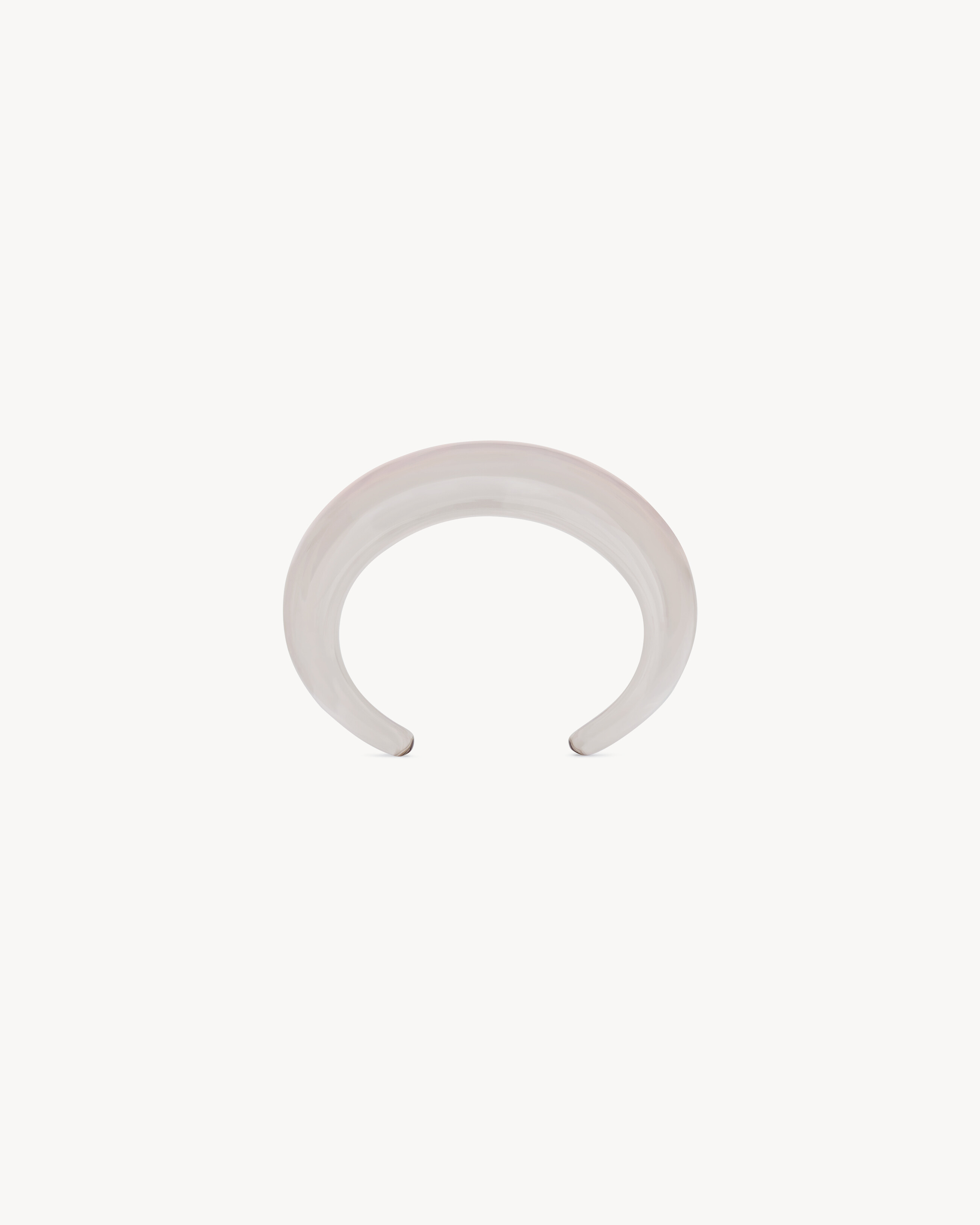 Pulsera abombada de resina
