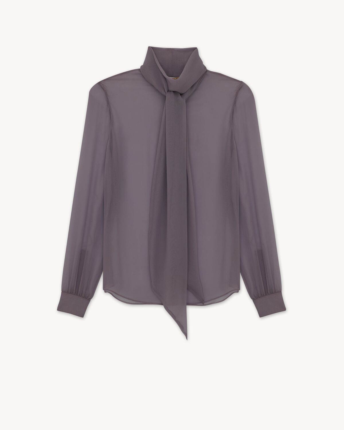 Blusa in mussola di crêpe di seta