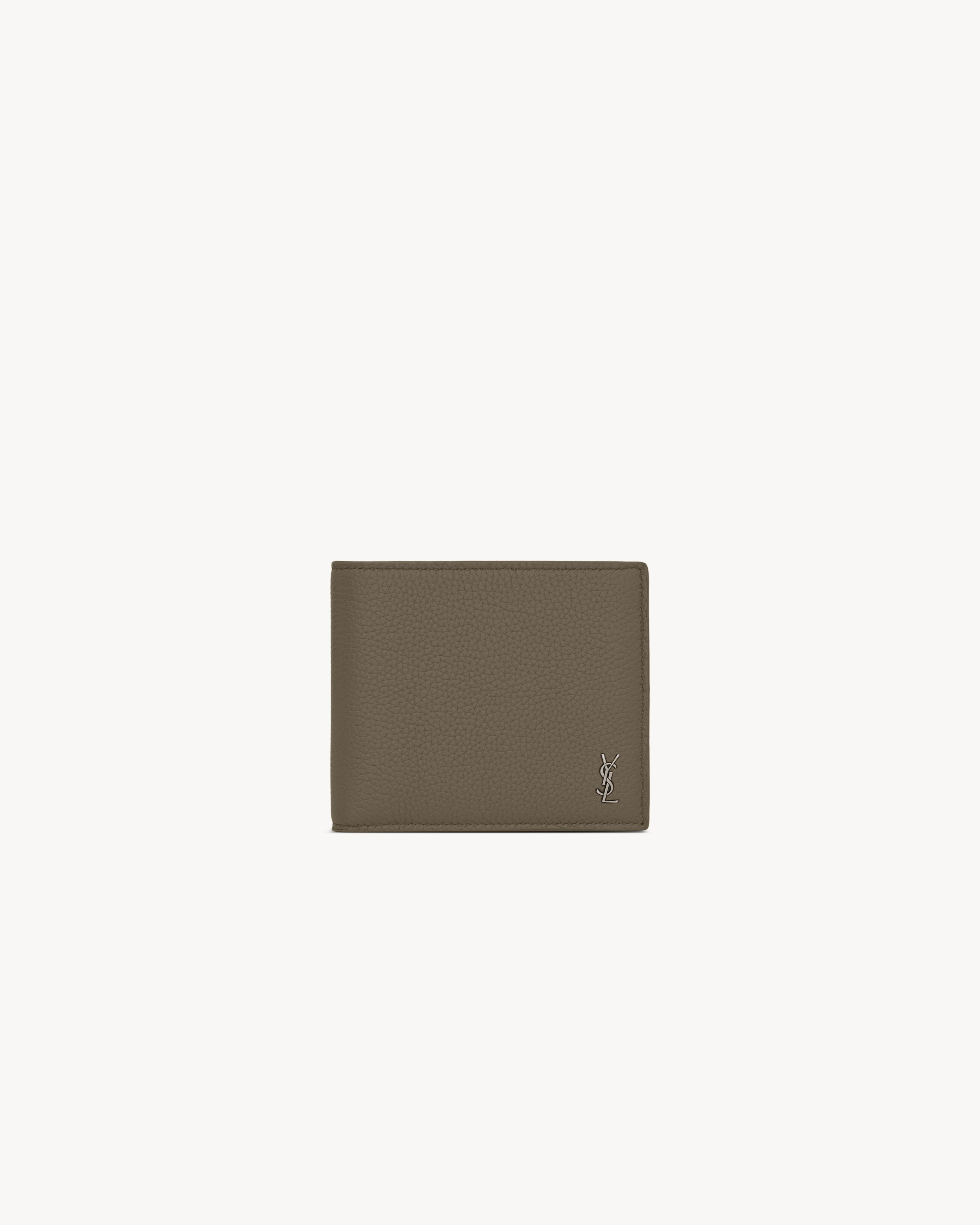 TINY CASSANDRE EAST/WEST WALLET IN GRAINED LEATHER