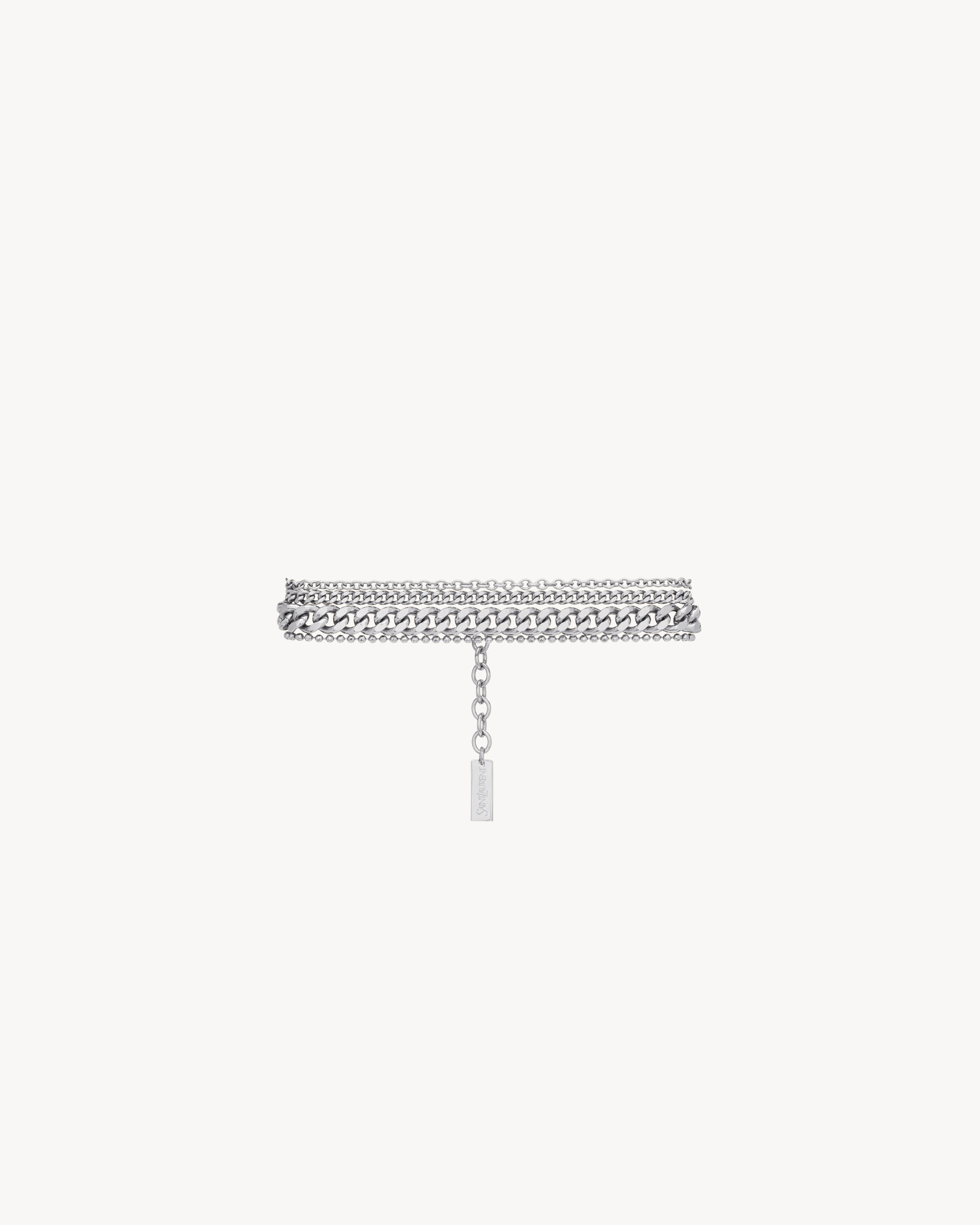Mehrreihiges Armband aus 18 K Graugold
