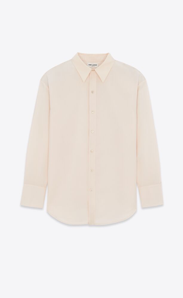 oversized shirt in faille
