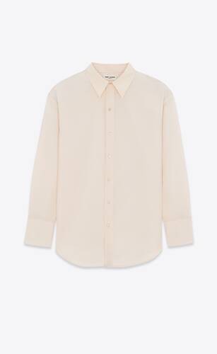 oversized shirt in faille