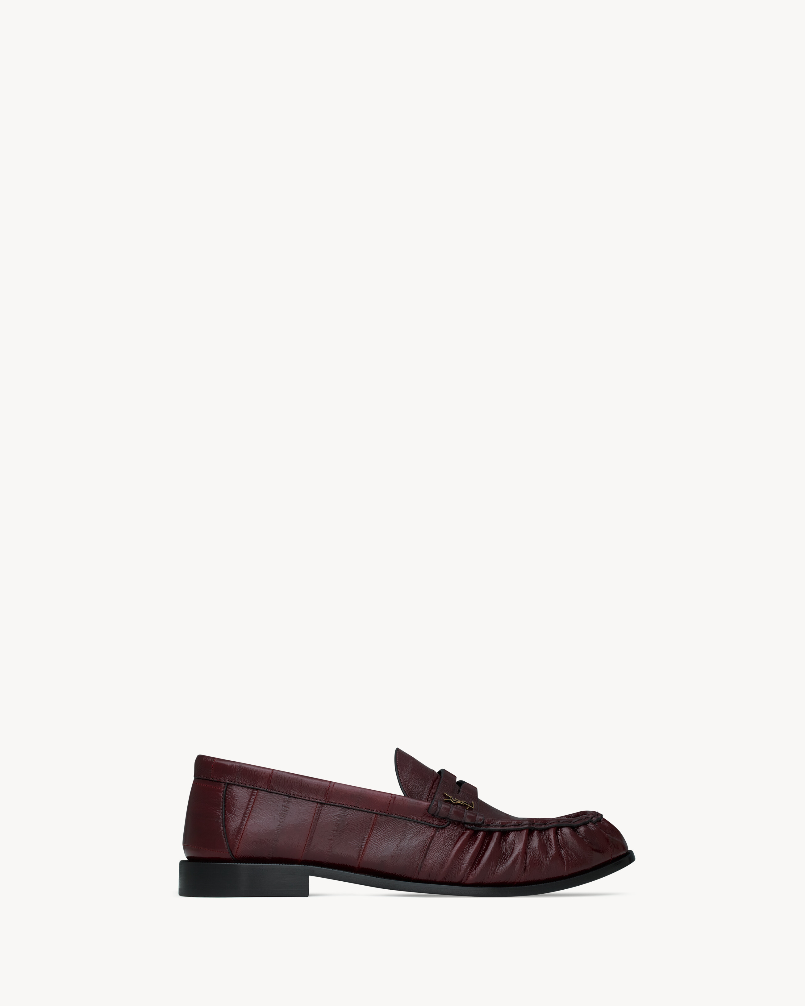 LE LOAFER supple mocassins en cuir d’anguille