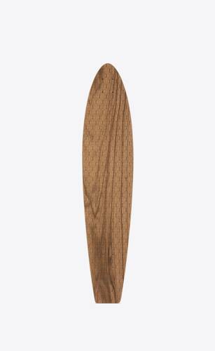 hervet manufacturier le monogram engraved longboard in paldao wood