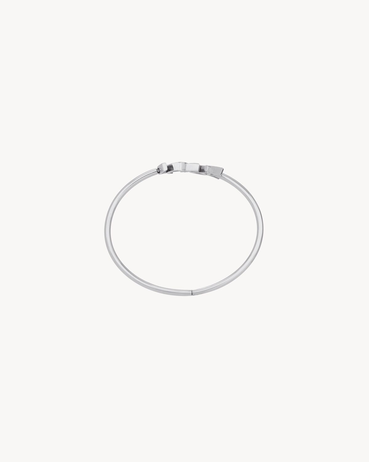 CASSANDRE hinged bangle in 18K grey gold