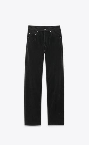 lange baggy-jeans mit extrem weiten schnitt aus denim in crinkle black