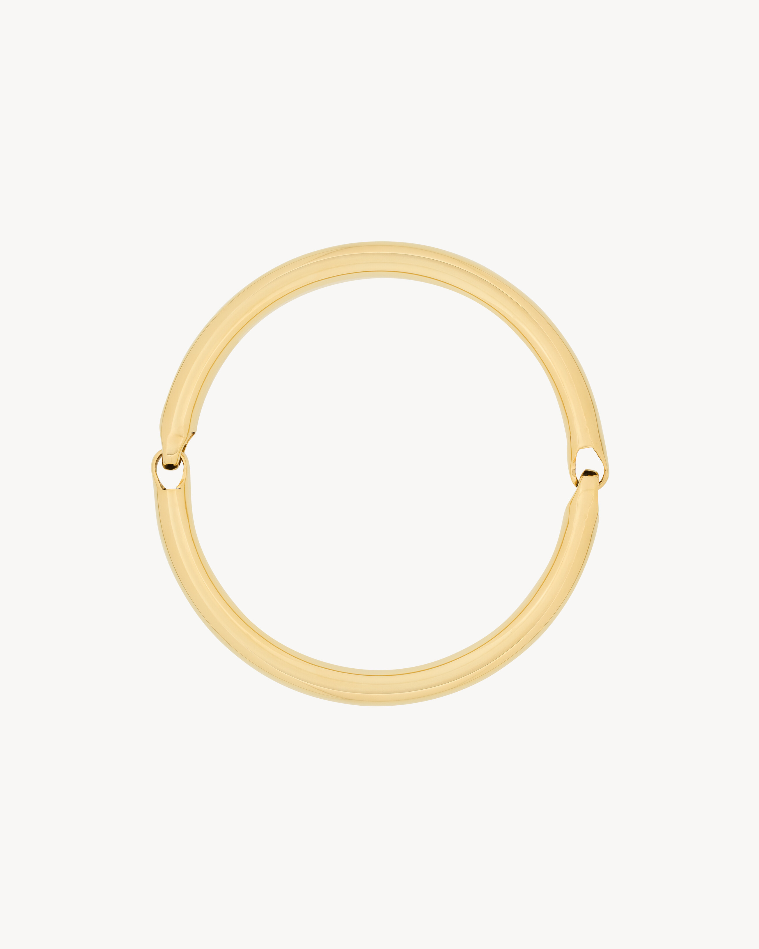 tube necklace in metal