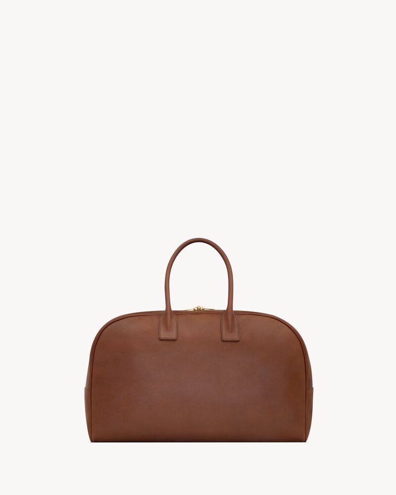 BOWLING duffle bag in pelle liscia