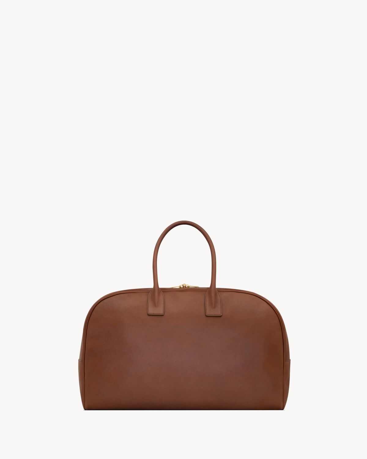 bowling duffle bag in smooth leather