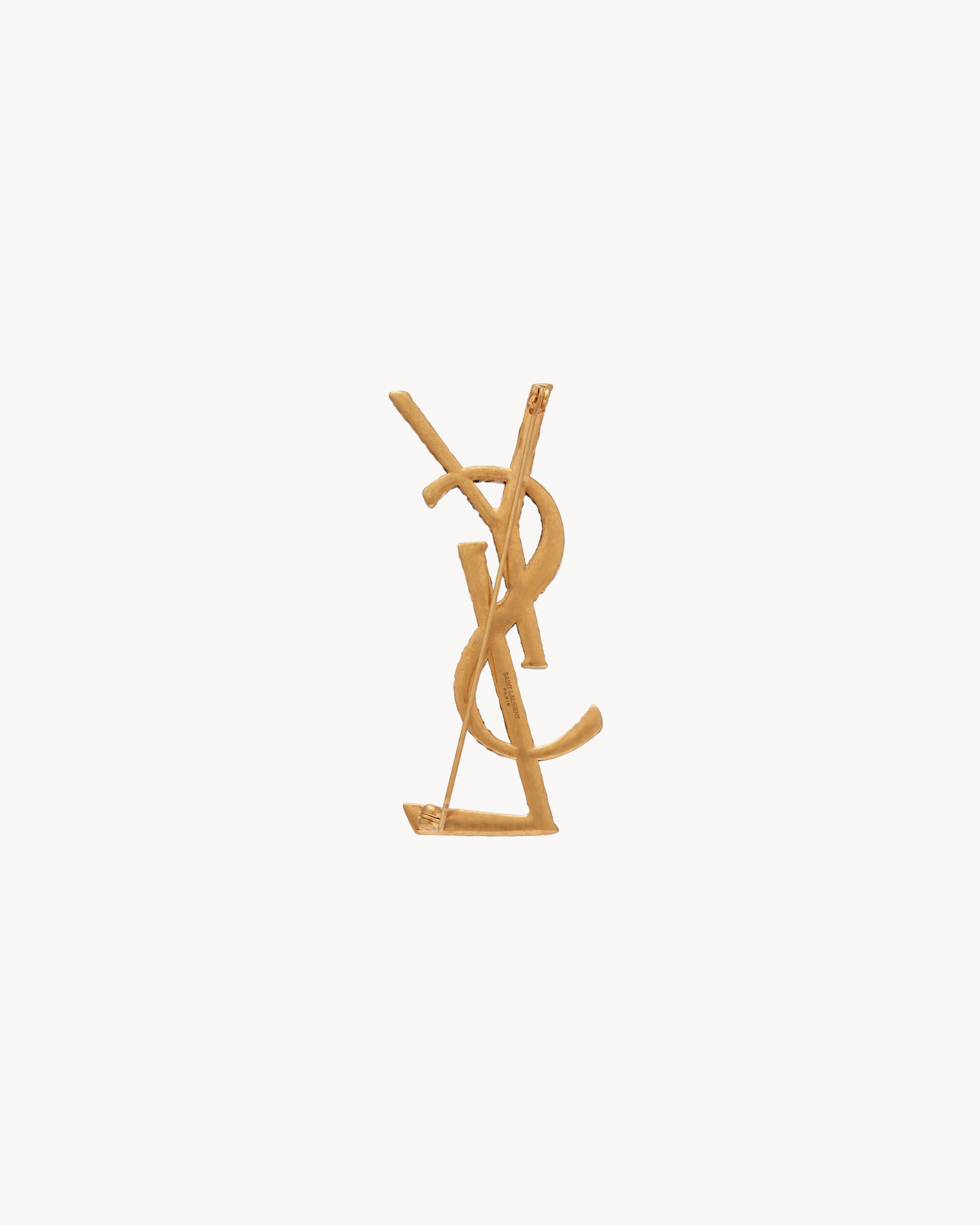 Cassandre YSL brooch in metal
