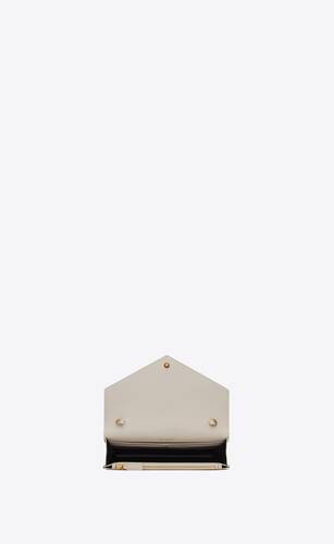 부드러운 가죽 소재의 cassandre envelope 체인 지갑