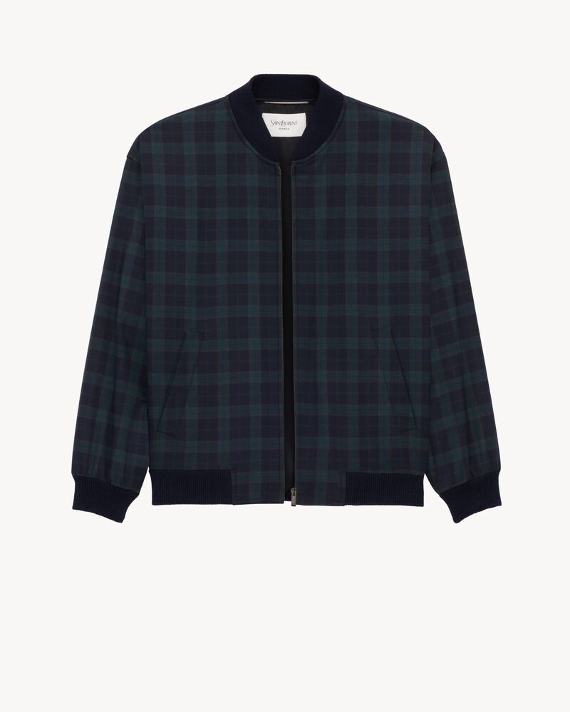 CASSANDRE bomber jacket in check