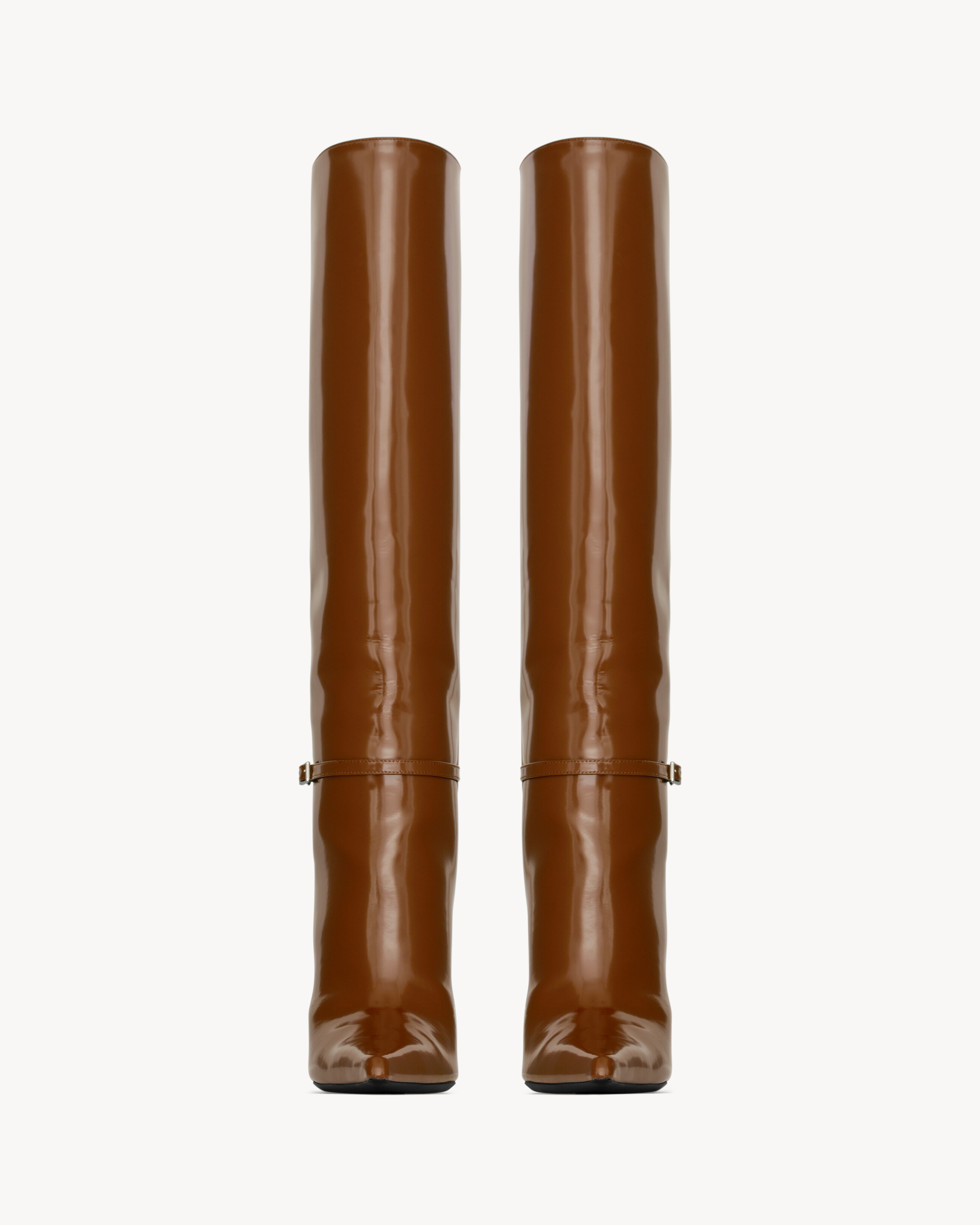 VENDOME boots in glazed leather
