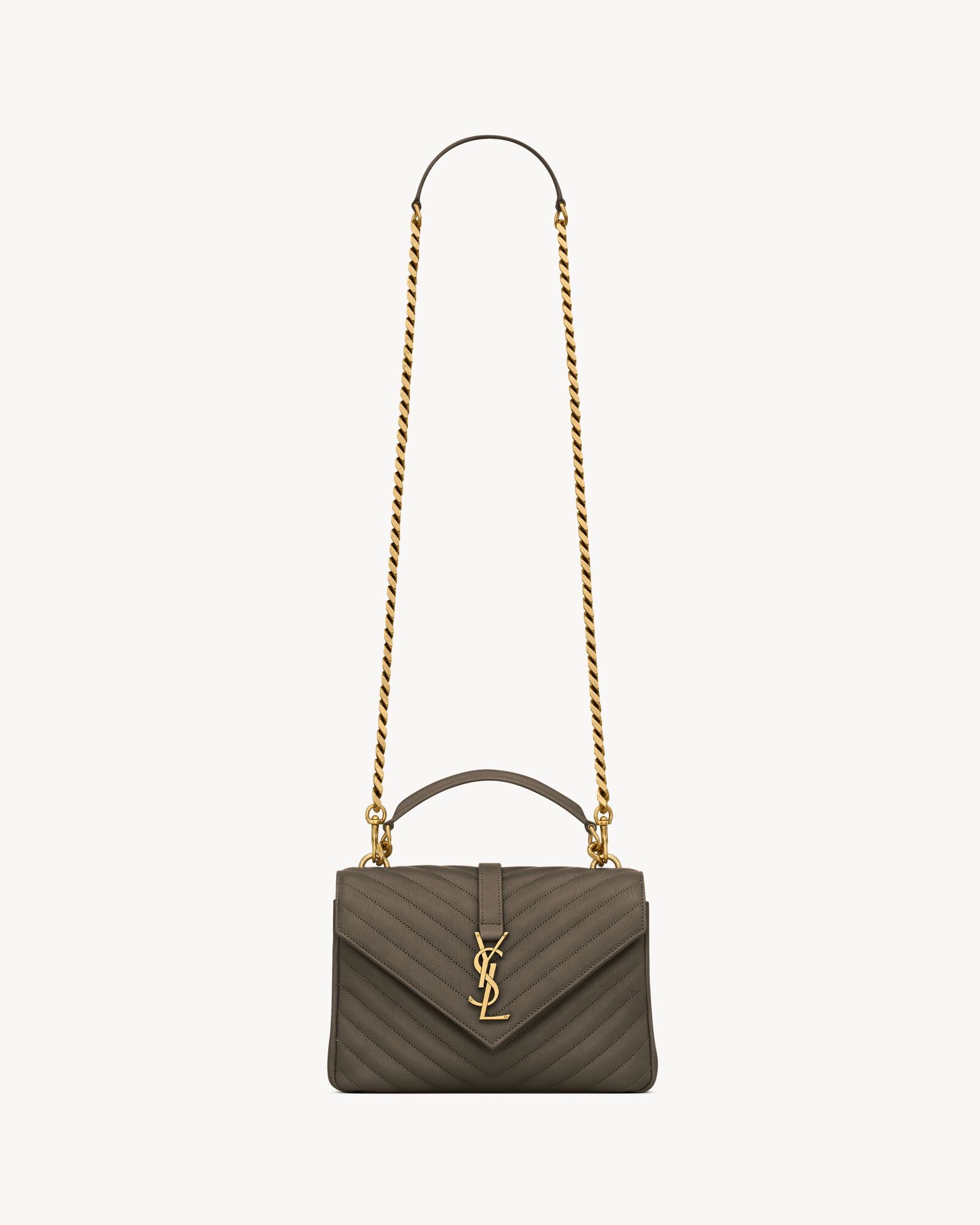 COLLEGE MEDIUM IN QUILTED LEATHER — 600279BRM073212