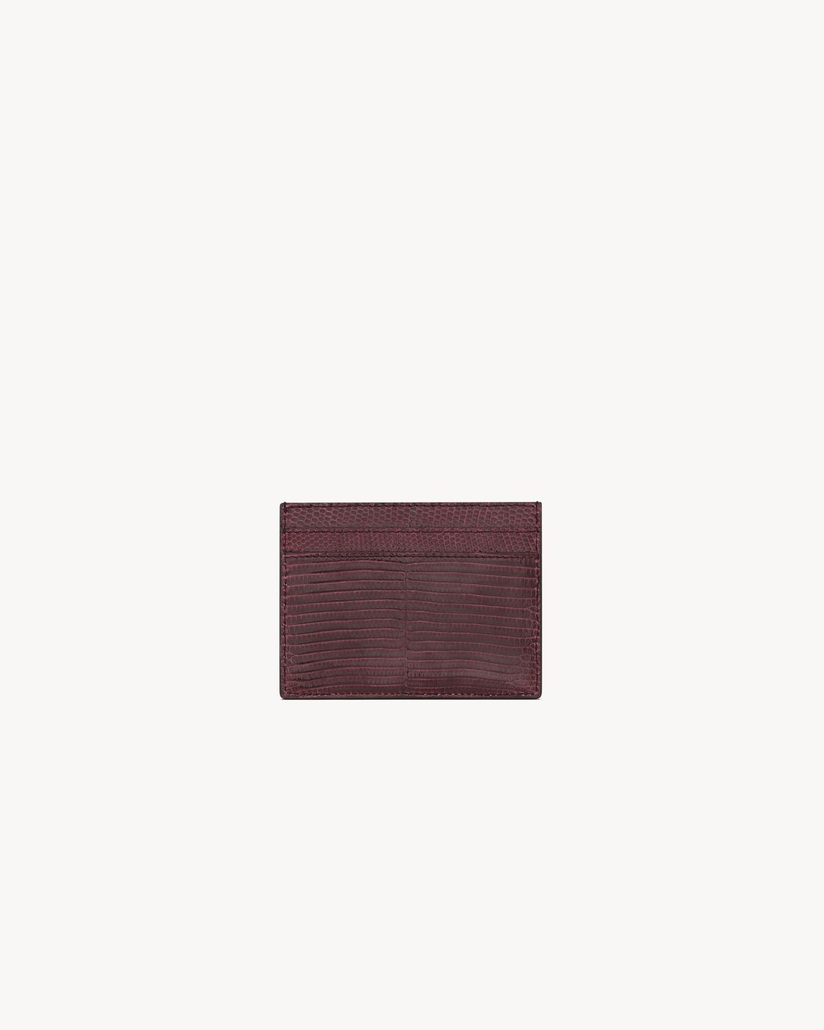 saint laurent paris card case in lizard