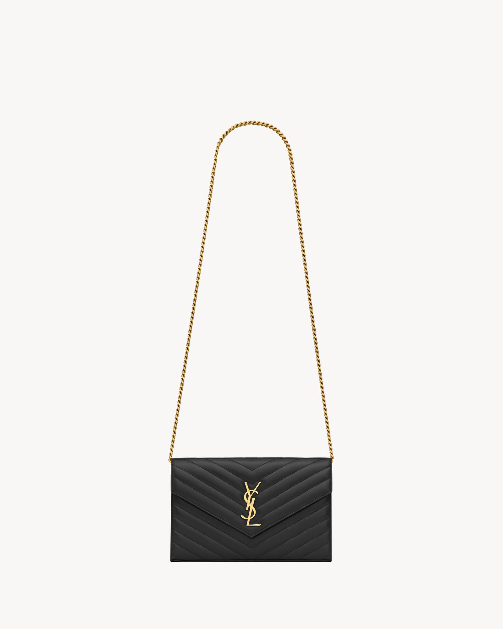 CASSANDRE CHAIN WALLET IN LAMBSKIN — 377828AAA441000