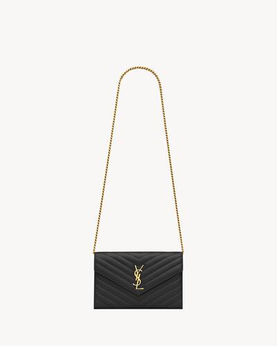 YSL Saint Laurent Cassandre Matelasse Wallet on Chain crossbody