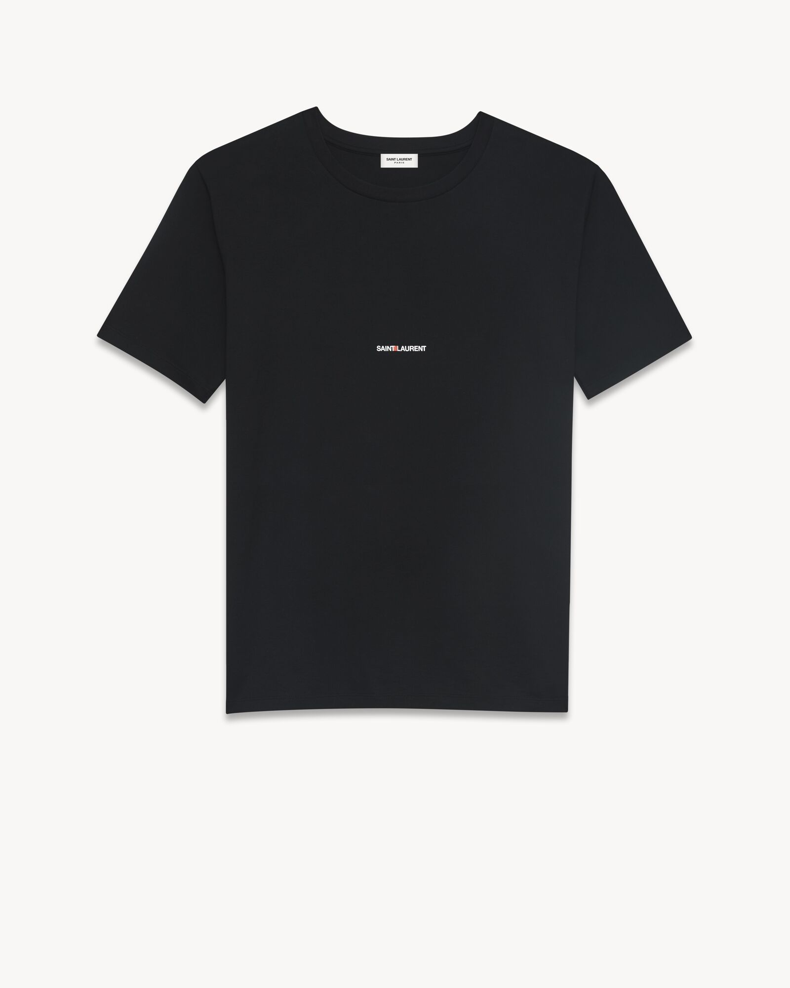 saint laurent」半袖tシャツ（ブラック/コットンジャージ） | Saint Laurent