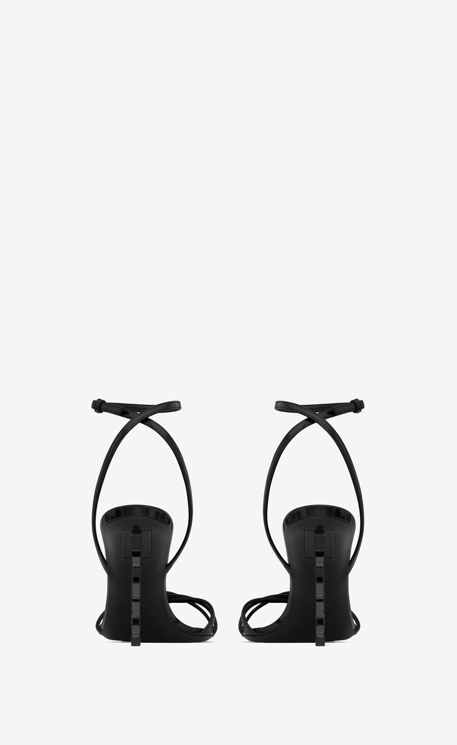 OPYUM sandals in glazed leather | Saint Laurent | YSL.com