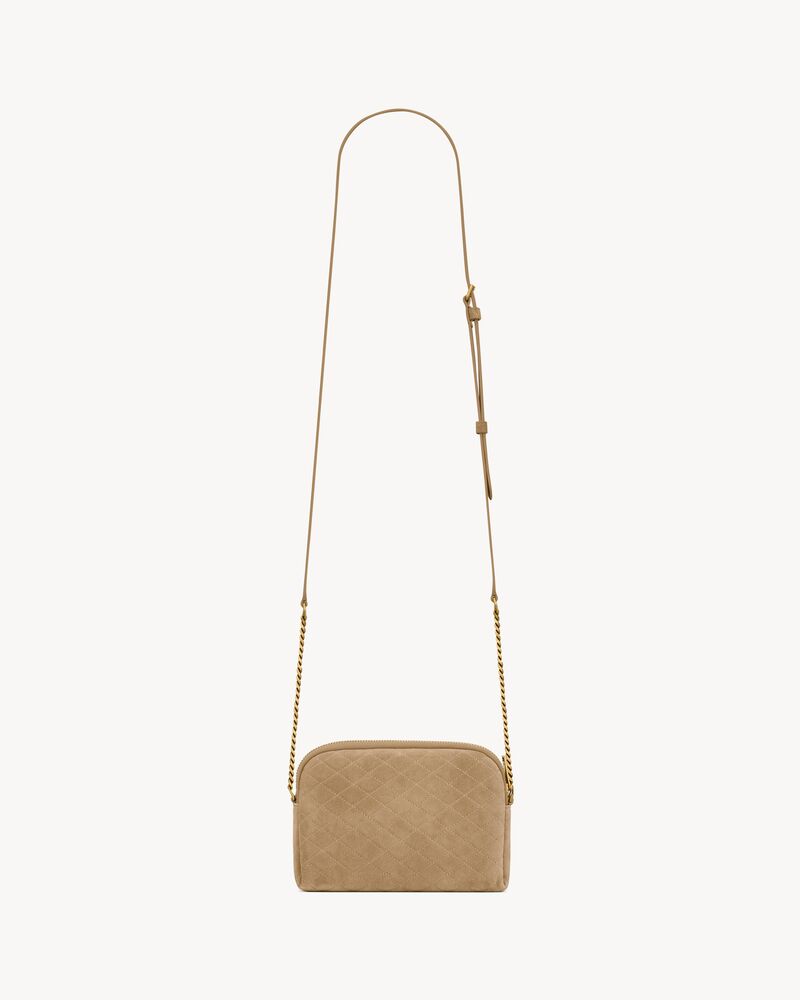 Pochette con zip GABY in suede