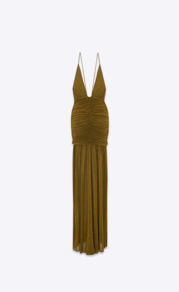 long dress in jersey voile