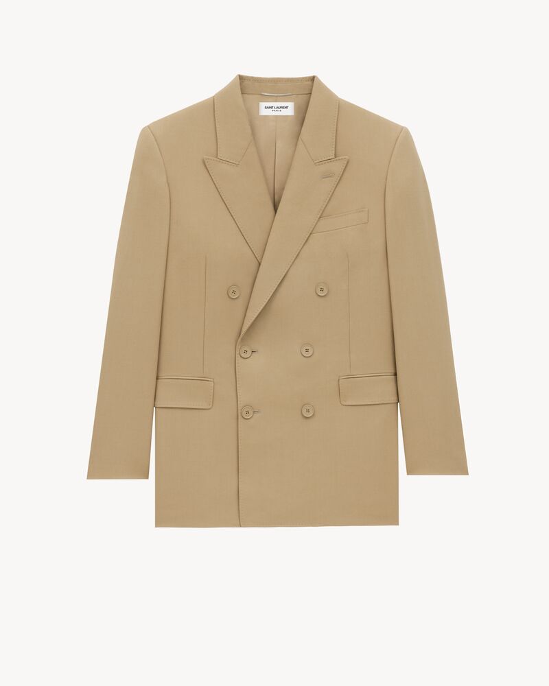 Yves jacket in wool gabardine