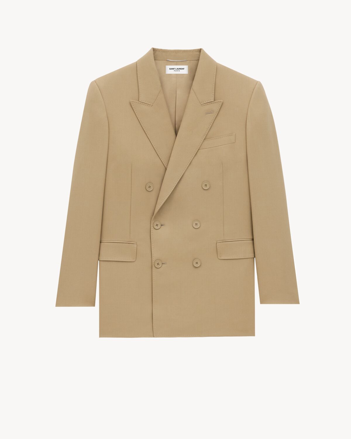 yves jacket in wool gabardine