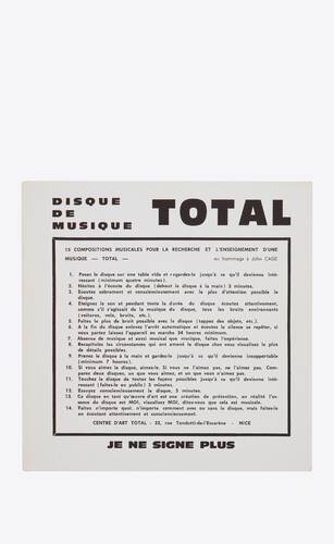 ben vautier musique total (1963)
